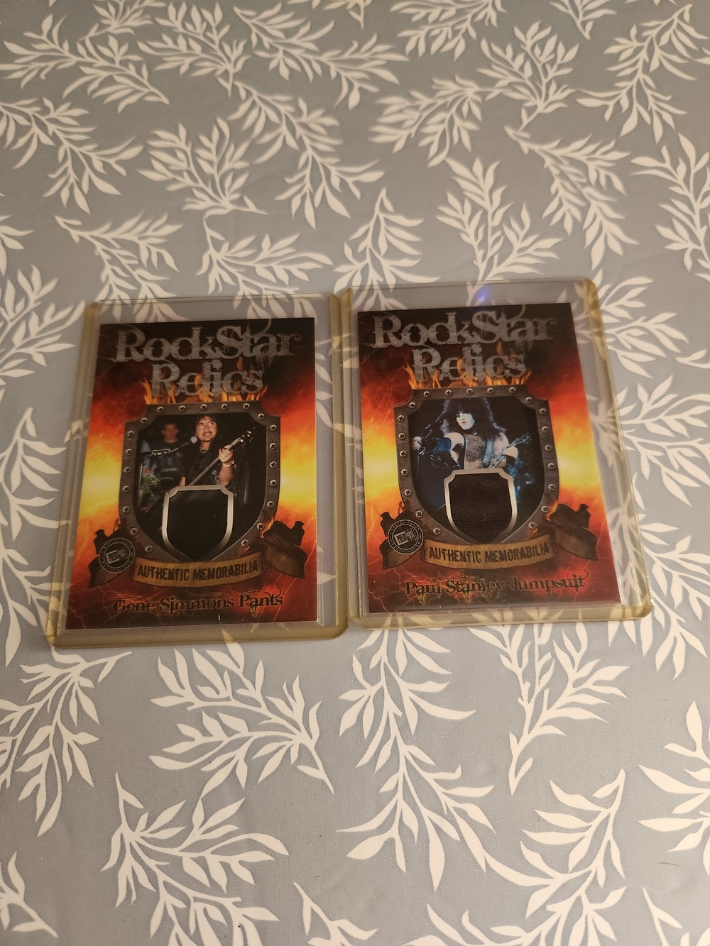 RockStar Relics Authentic Memorabilia Trading Cards